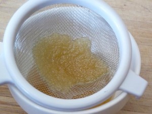 Crystalized Honey after heating