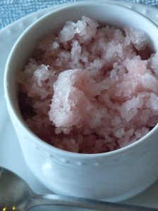 cranberry apple-cider sorbet