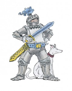 knight-with-dog-clipart